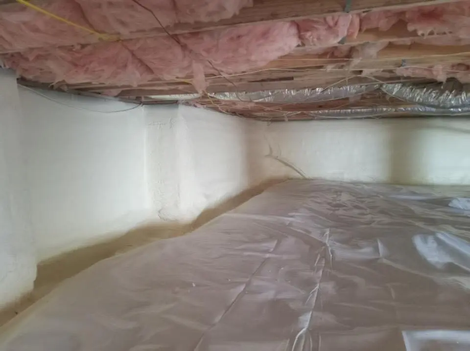 Crawl space encapsulation with closed-cell spray foam for Spray Foam Roofing in Bloomfield